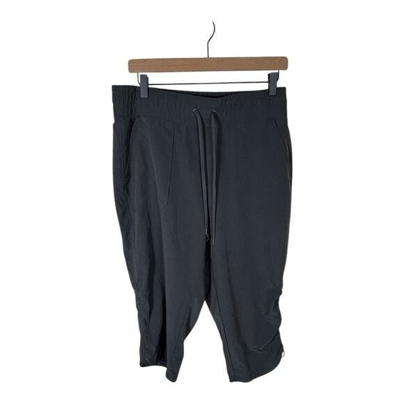 Tek Gear Slate Gret Adjustable Crop Athletic Pants Size - Picture 2 of 9